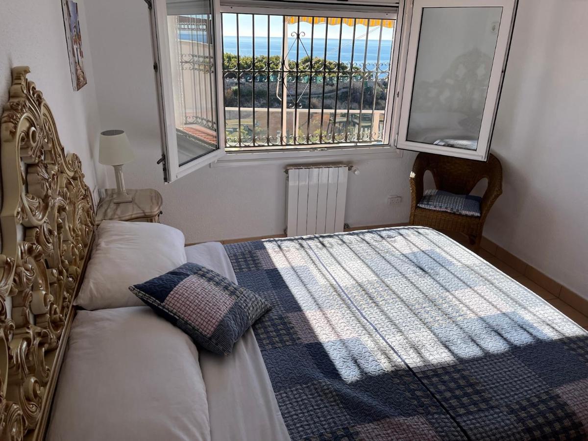 Delightful Burriana House With Magnificent Beach & Sea Views. نيرخا المظهر الخارجي الصورة