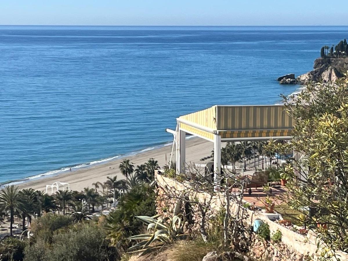 Delightful Burriana House With Magnificent Beach & Sea Views. نيرخا المظهر الخارجي الصورة
